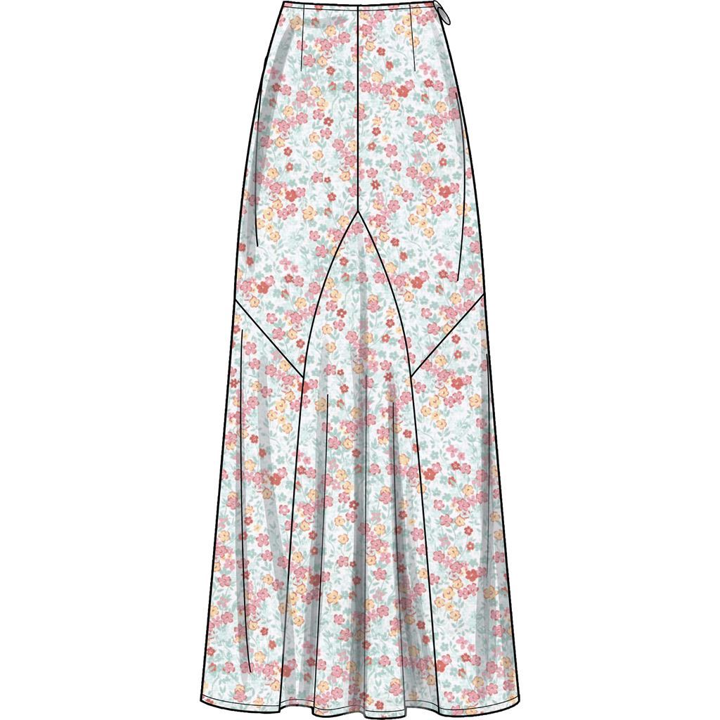New Look Sewing Pattern N6702 Misses Skirts 6702 Image 3 From Patternsandplains.com
