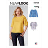 New Look Sewing Pattern N6708 Misses Tops 6708 Image 1 From Patternsandplains.com