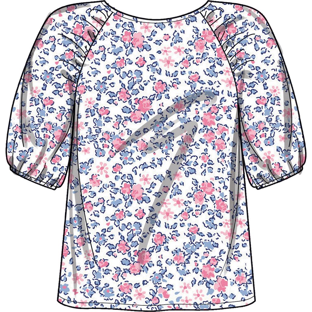 New Look Sewing Pattern N6708 Misses Tops 6708 Image 4 From Patternsandplains.com