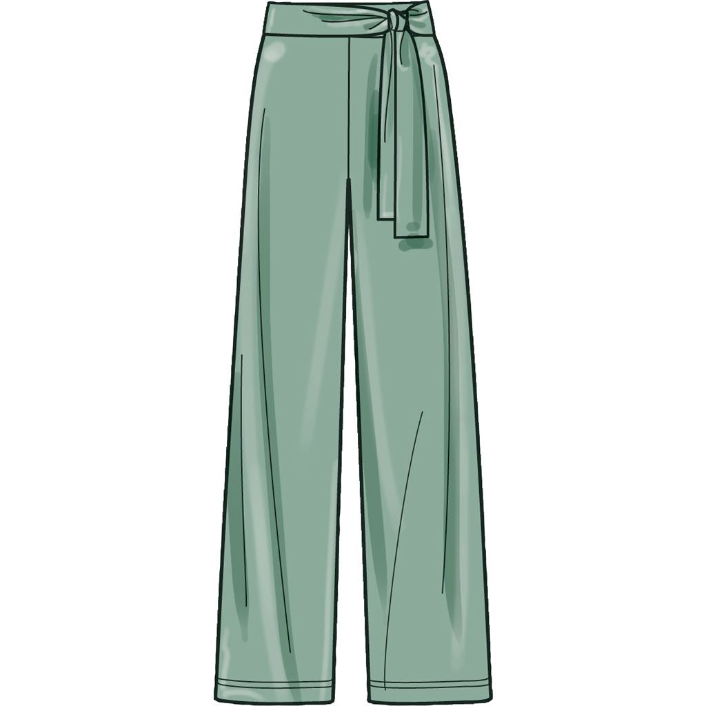 New Look Sewing Pattern N6709 Misses Knits Only Pants and Skirt 6709 Image 4 From Patternsandplains.com