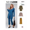 New Look Sewing Pattern N6711 Misses Cardigans and Pants 6711 Image 1 From Patternsandplains.com