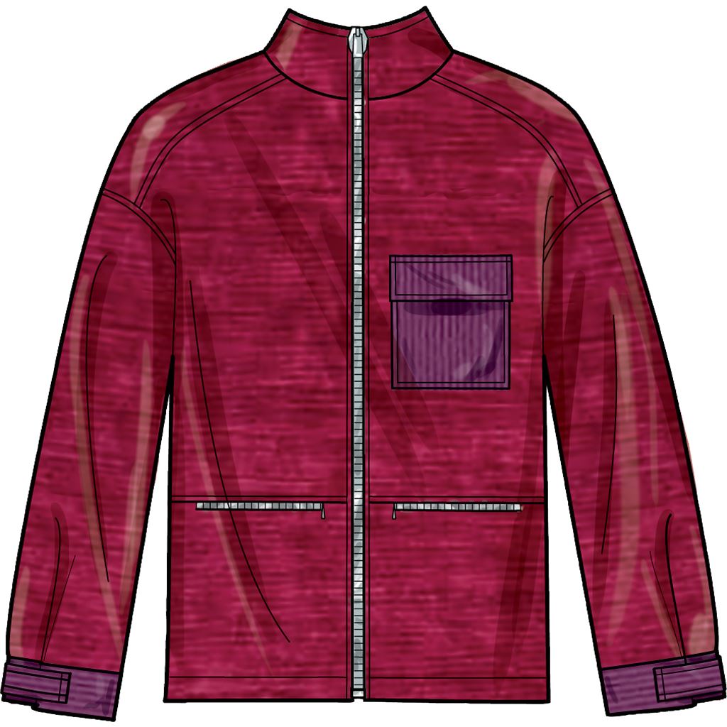 New Look Sewing Pattern N6713 Unisex Zippered Jacket and Vest 6713 Image 3 From Patternsandplains.com