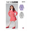 New Look Sewing Pattern N6714 Childrens Dresses 6714 Image 1 From Patternsandplains.com