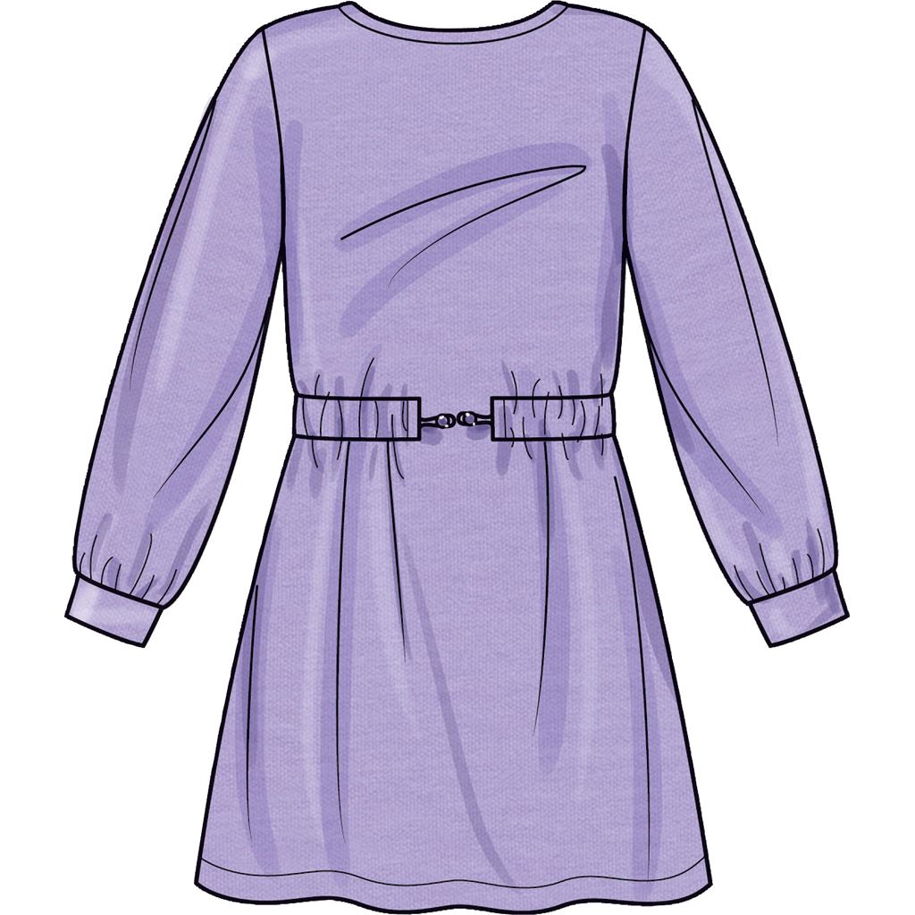 New Look Sewing Pattern N6714 Childrens Dresses 6714 Image 4 From Patternsandplains.com