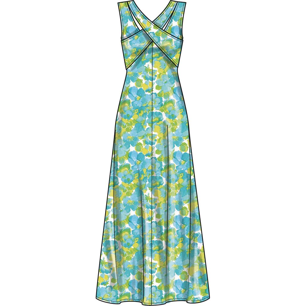 New Look Sewing Pattern N6717 Misses Knit Dresses 6717 Image 3 From Patternsandplains.com