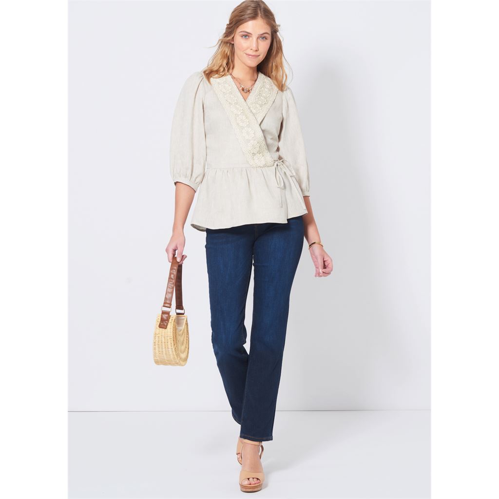 New Look Sewing Pattern N6720 Misses Tops 6720 Image 5 From Patternsandplains.com