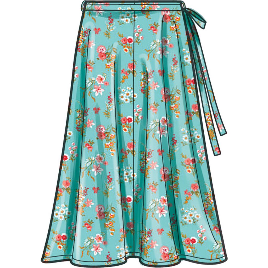 New Look Sewing Pattern N6721 Misses Skirts 6721 Image 5 From Patternsandplains.com