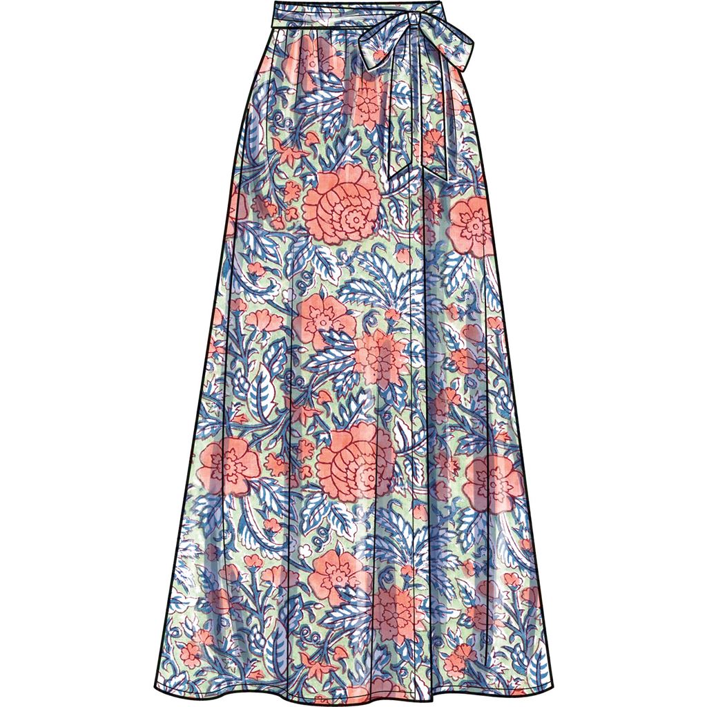 New Look Sewing Pattern N6722 Misses Bra Tops and Wrap Skirt 6722 Image 5 From Patternsandplains.com