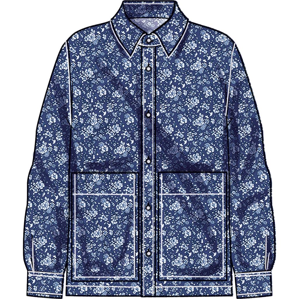 New Look Sewing Pattern N6724 Unisex Shirt 6724 Image 5 From Patternsandplains.com