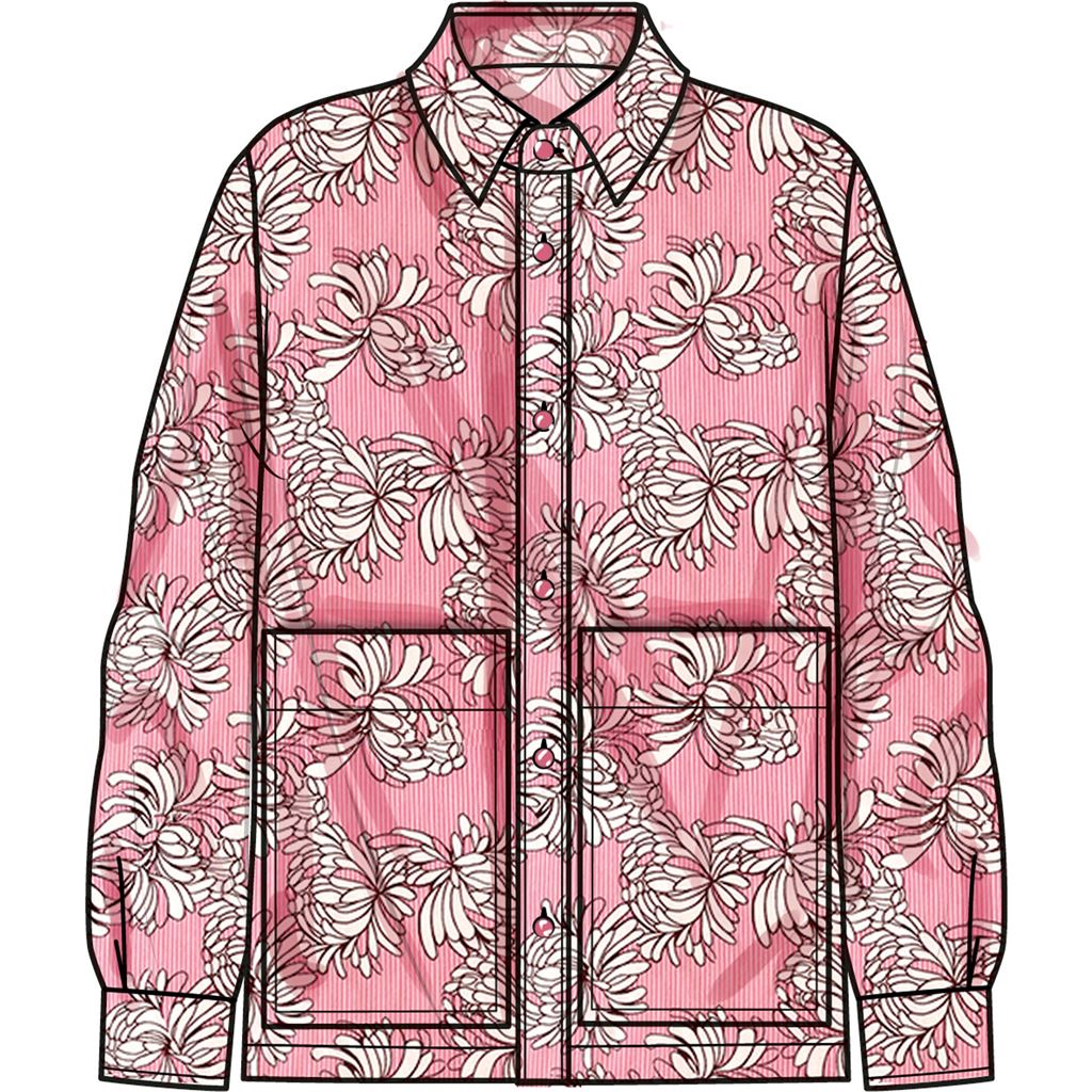 New Look Sewing Pattern N6724 Unisex Shirt 6724 Image 6 From Patternsandplains.com