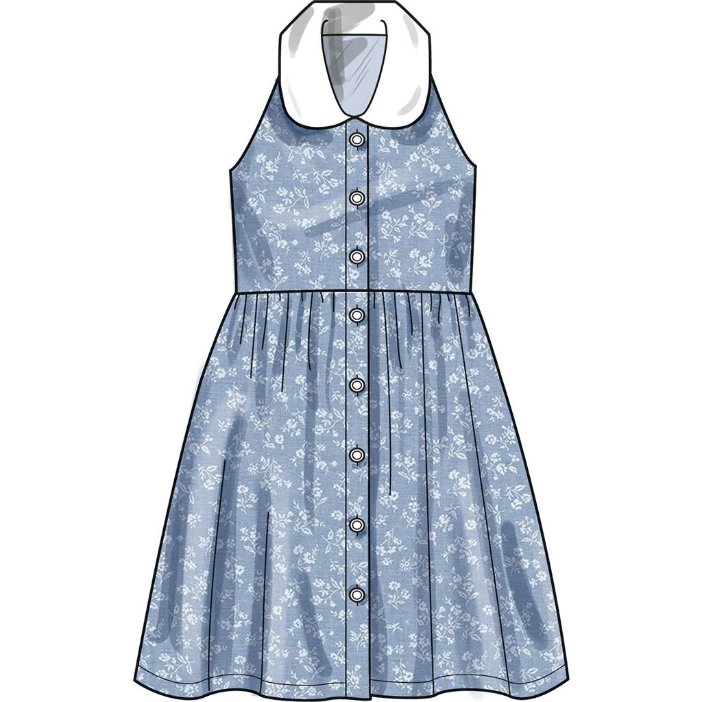 Simplicity 6727 Pattern New Look Sewing Pattern N6727 Children's and Girls' Dresses 6727 ...