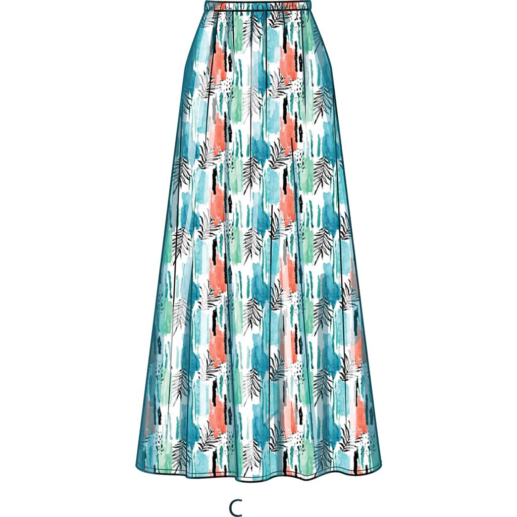 New Look Sewing Pattern N6729 Misses Dress Top and Skirt 6729 Image 3 From Patternsandplains.com