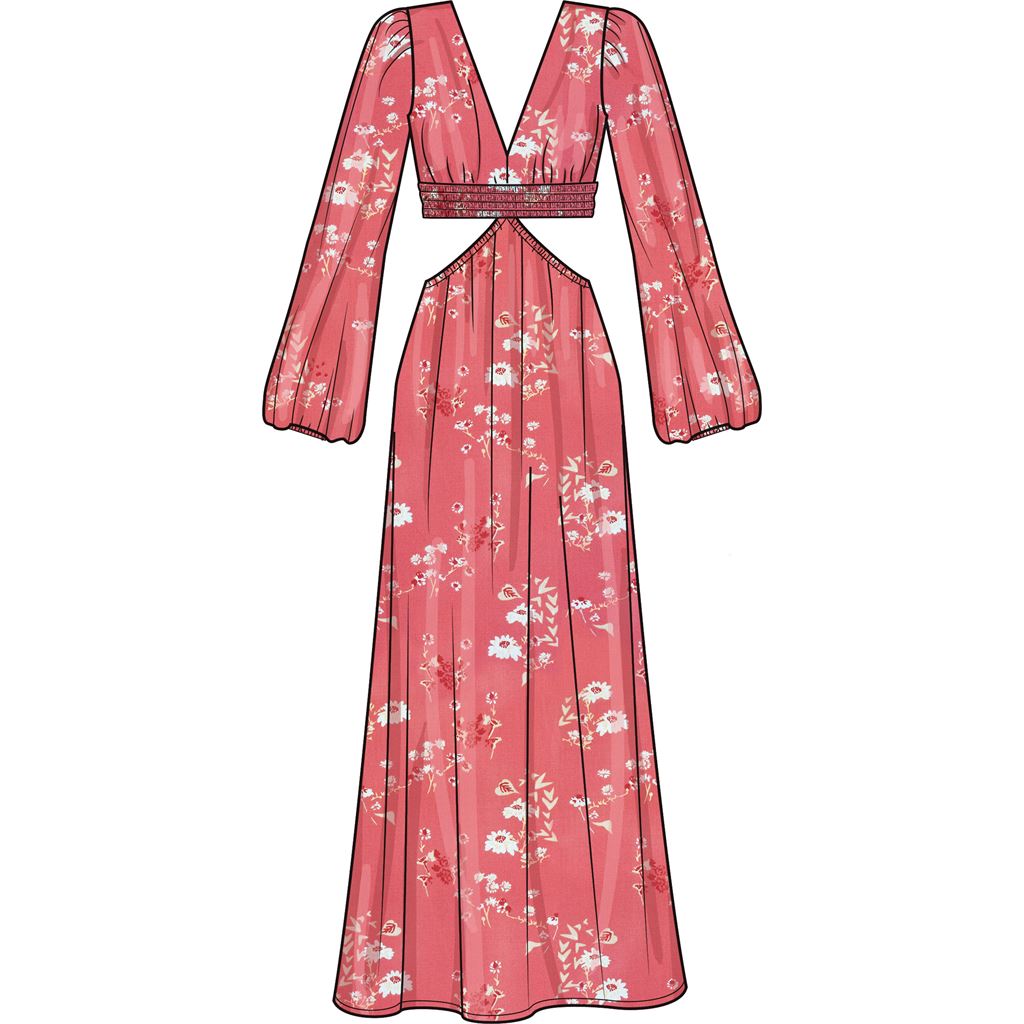 New Look Sewing Pattern N6729 Misses Dress Top and Skirt 6729 Image 5 From Patternsandplains.com