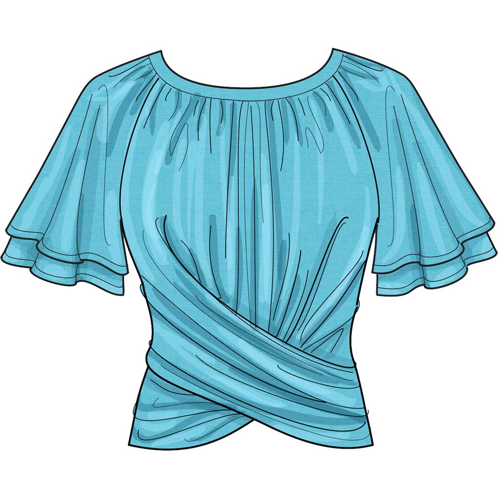 New Look Sewing Pattern N6733 Misses Knit Tops 6733 Image 3 From Patternsandplains.com