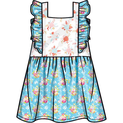 New Look Sewing Pattern N6738 Babies Rompers and Dress 6738 Image 3 From Patternsandplains.com