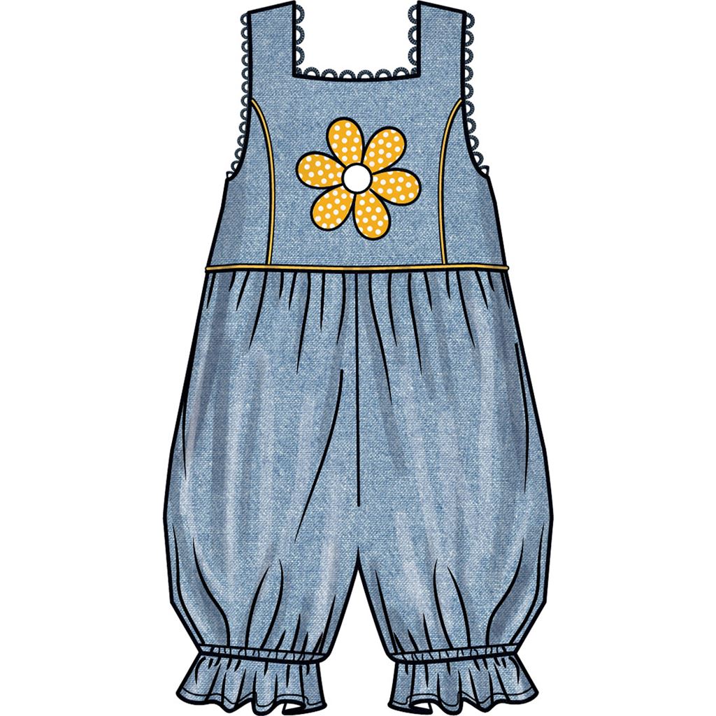 New Look Sewing Pattern N6738 Babies Rompers and Dress 6738 Image 4 From Patternsandplains.com