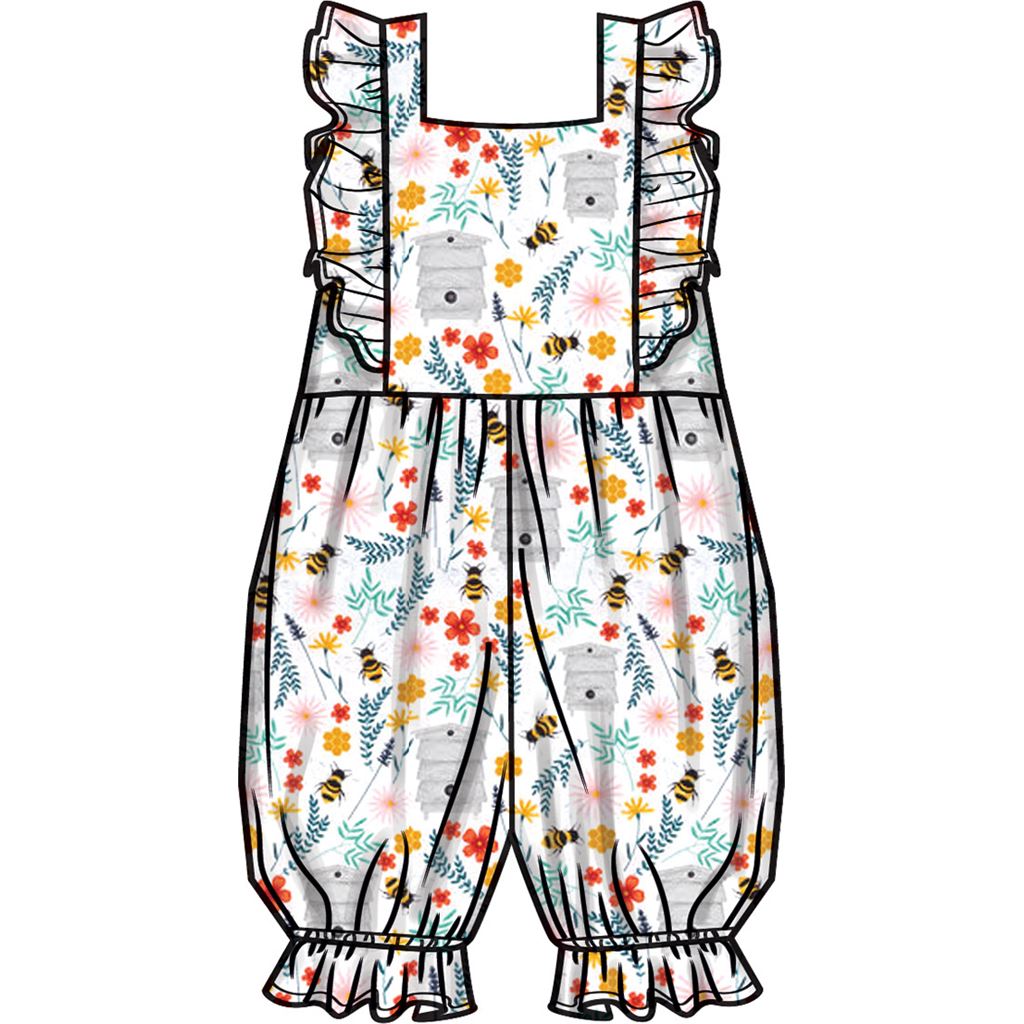 New Look Sewing Pattern N6738 Babies Rompers and Dress 6738 Image 5 From Patternsandplains.com