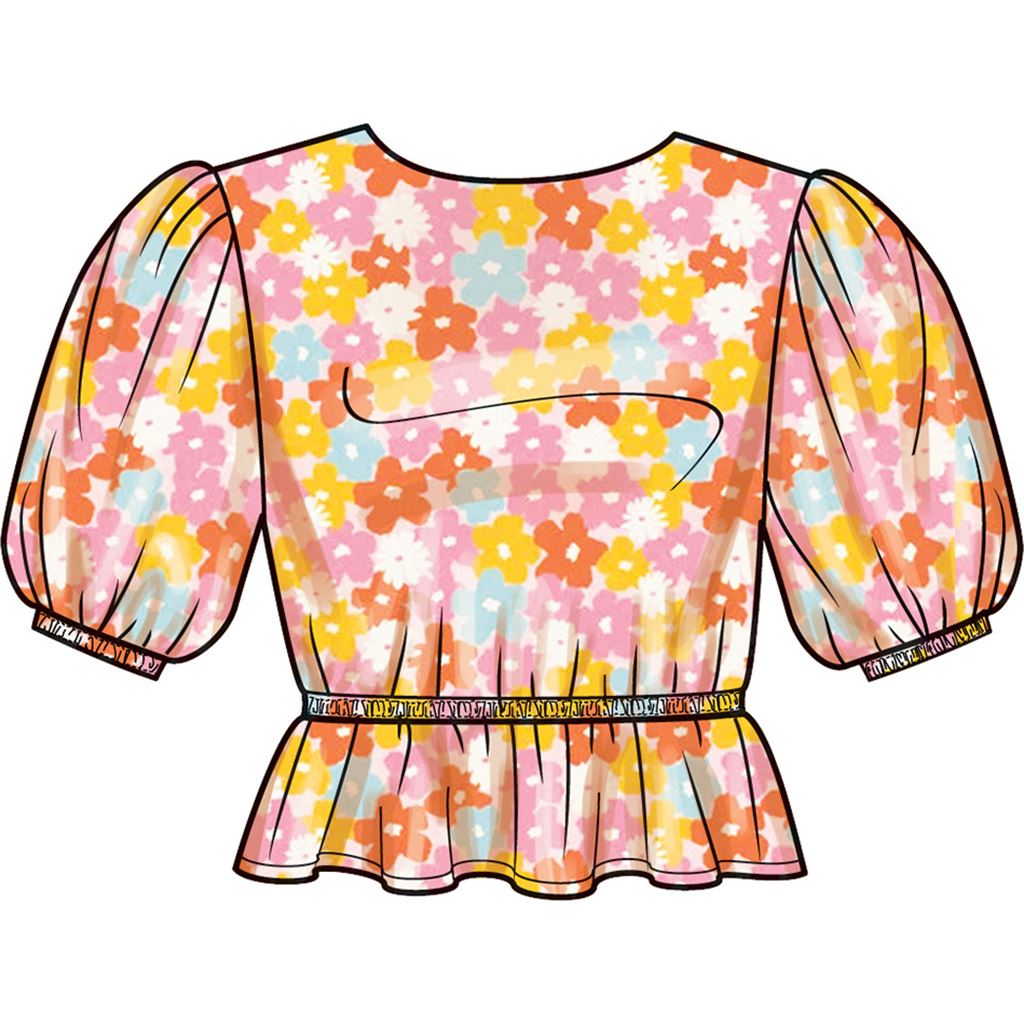 New Look Sewing Pattern N6739 Childrens and Girls Dress Top and Pants 6739 Image 6 From Patternsandplains.com