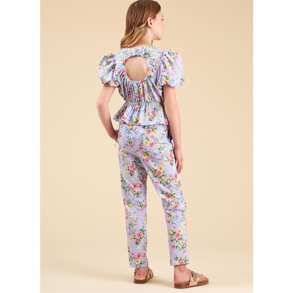 New Look Sewing Pattern N6739 Childrens and Girls Dress Top and Pants 6739 Image 8 From Patternsandplains.com