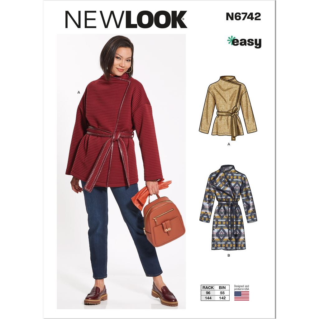 New Look Sewing Pattern N6742 Misses Jacket and Coat 6742 Image 1 From Patternsandplains.com