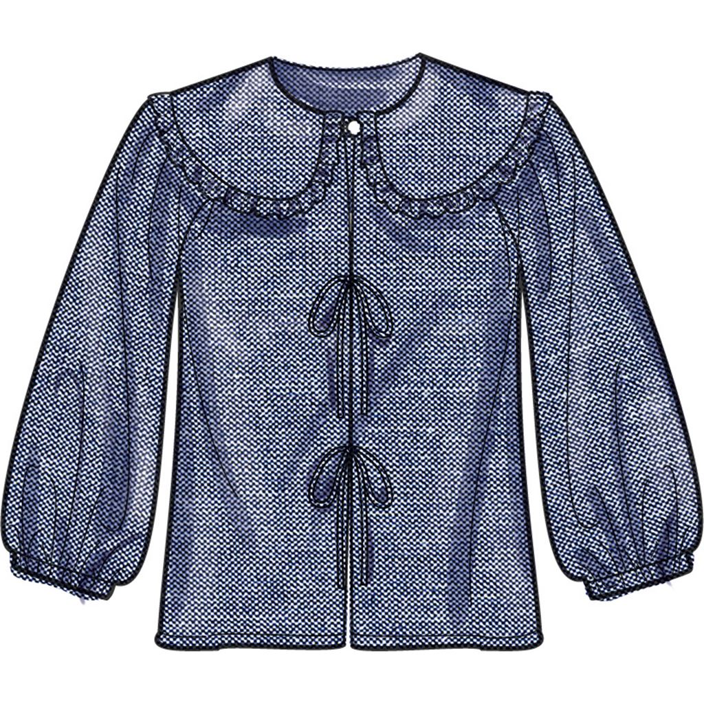 New Look Sewing Pattern N6743 Misses Tops 6743 Image 4 From Patternsandplains.com