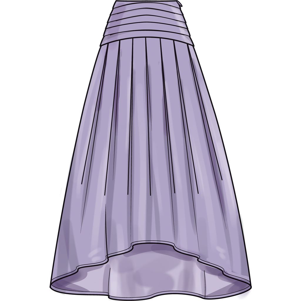 New Look Sewing Pattern N6744 Misses Skirt 6744 Image 3 From Patternsandplains.com