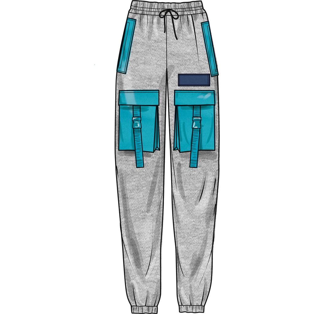 New Look Sewing Pattern N6745 Mens and Misses Cargo Pants 6745 Image 4 From Patternsandplains.com