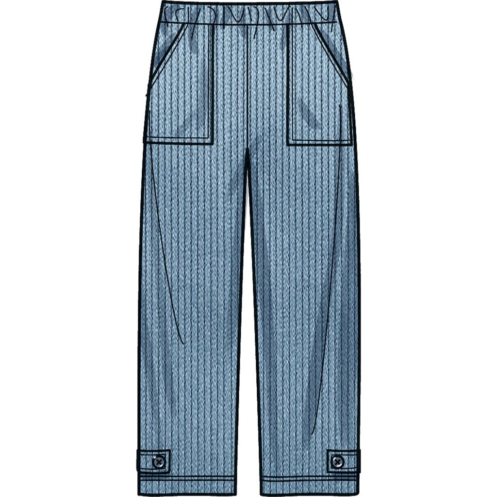 New Look Sewing Pattern N6746 Childrens Knit Top Jacket Vest and Cargo Pants 6746 Image 7 From Patternsandplains.com