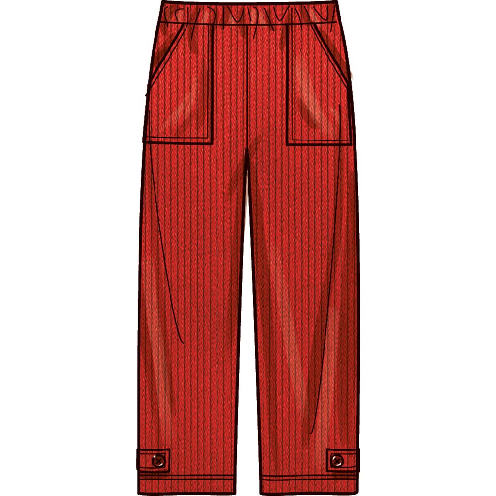 New Look Sewing Pattern N6746 Childrens Knit Top Jacket Vest and Cargo Pants 6746 Image 8 From Patternsandplains.com