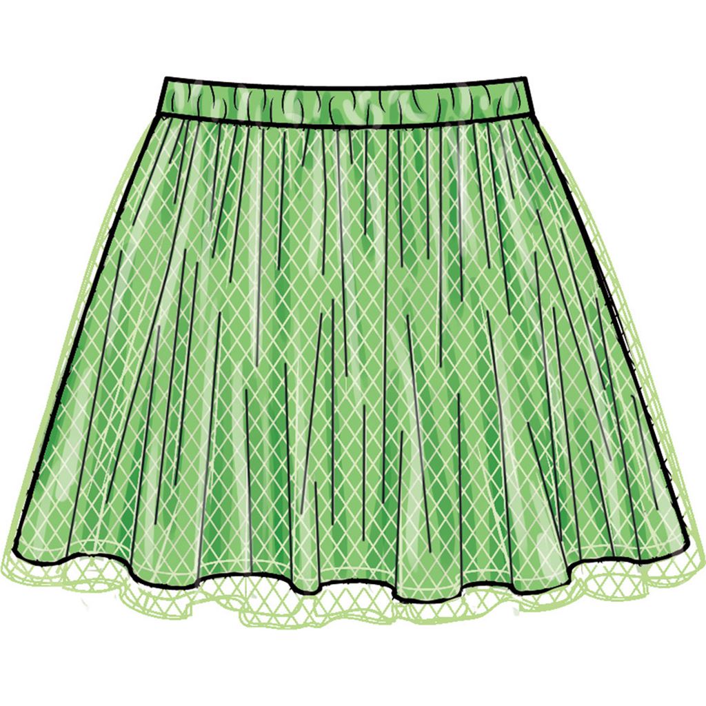 New Look Sewing Pattern N6747 Childrens Hoodie and Skirts 6747 Image 5 From Patternsandplains.com