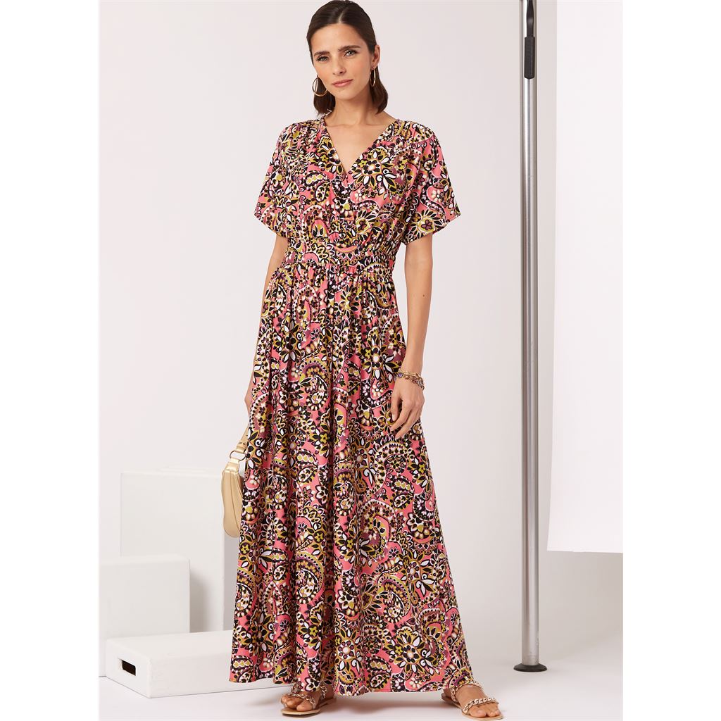 New Look Sewing Pattern N6751 Misses Knit Dresses 6751 Image 2 From Patternsandplains.com