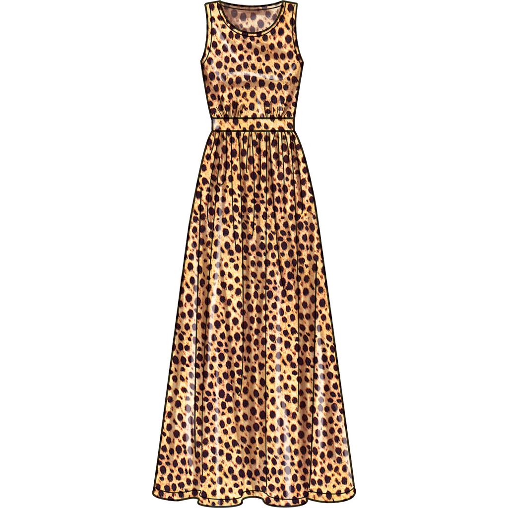 New Look Sewing Pattern N6751 Misses Knit Dresses 6751 Image 4 From Patternsandplains.com