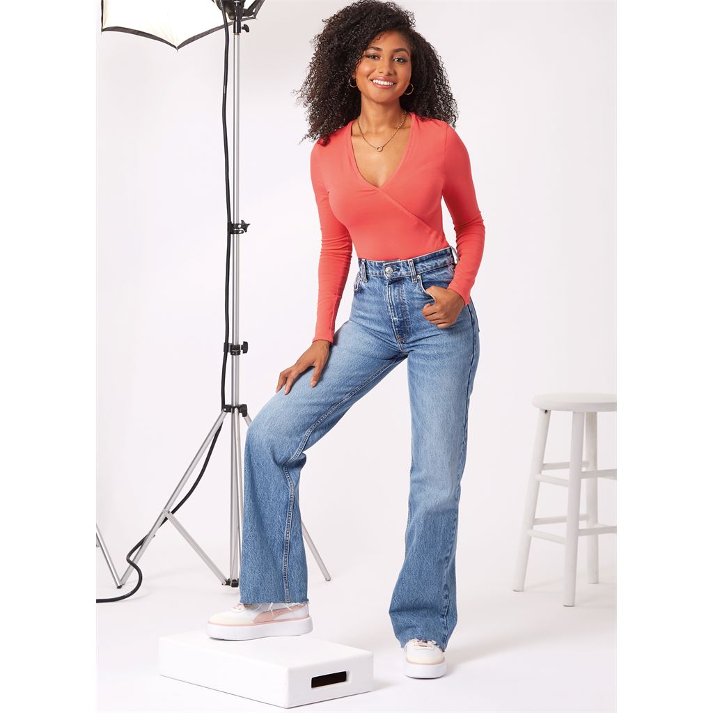 New Look Sewing Pattern N6752 Misses Knit Bodysuits 6752 Image 5 From Patternsandplains.com