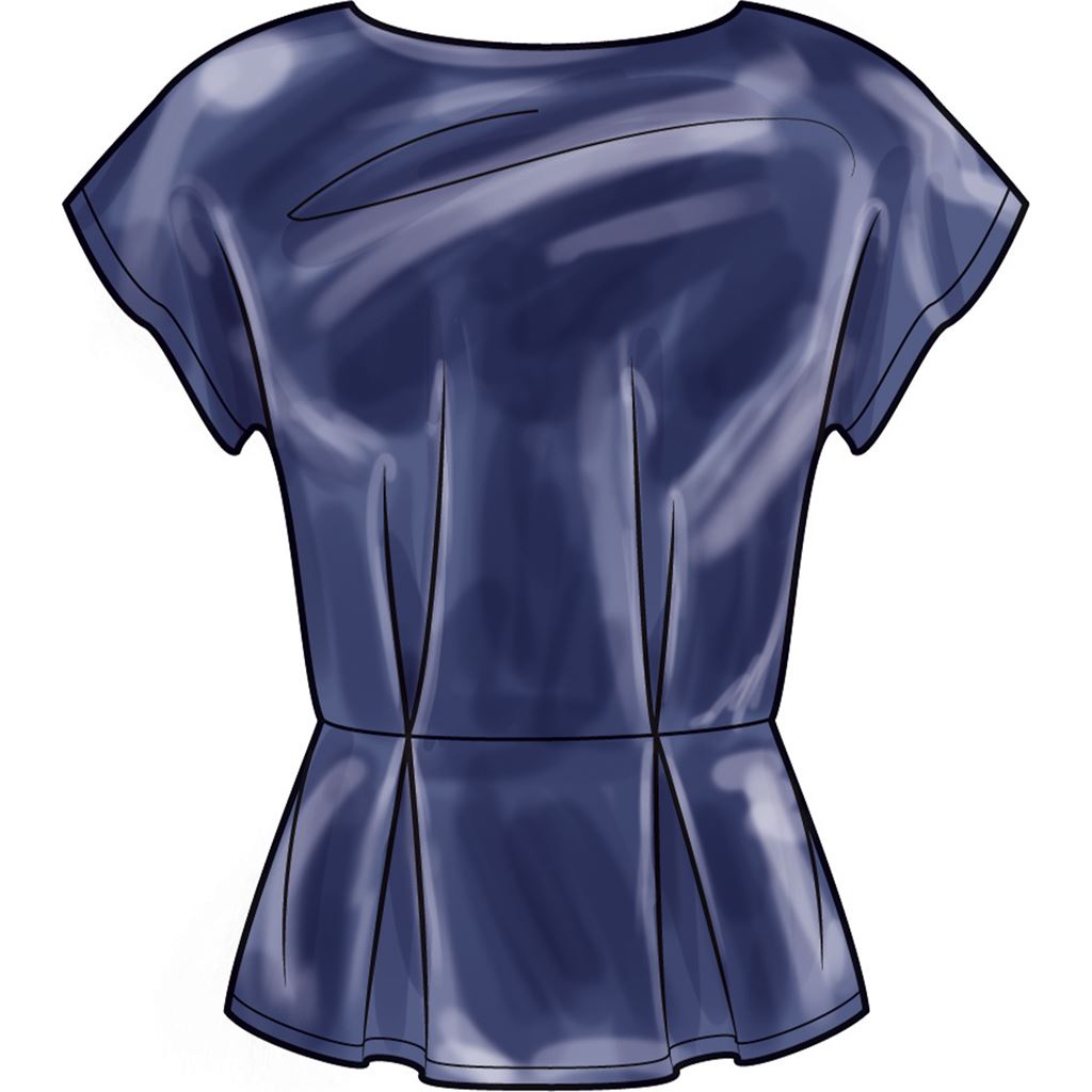 New Look Sewing Pattern N6753 Misses Top With Sleeve Variations 6753 Image 4 From Patternsandplains.com