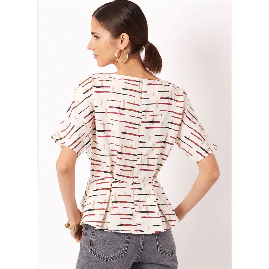 New Look Sewing Pattern N6753 Misses Top With Sleeve Variations 6753 Image 6 From Patternsandplains.com