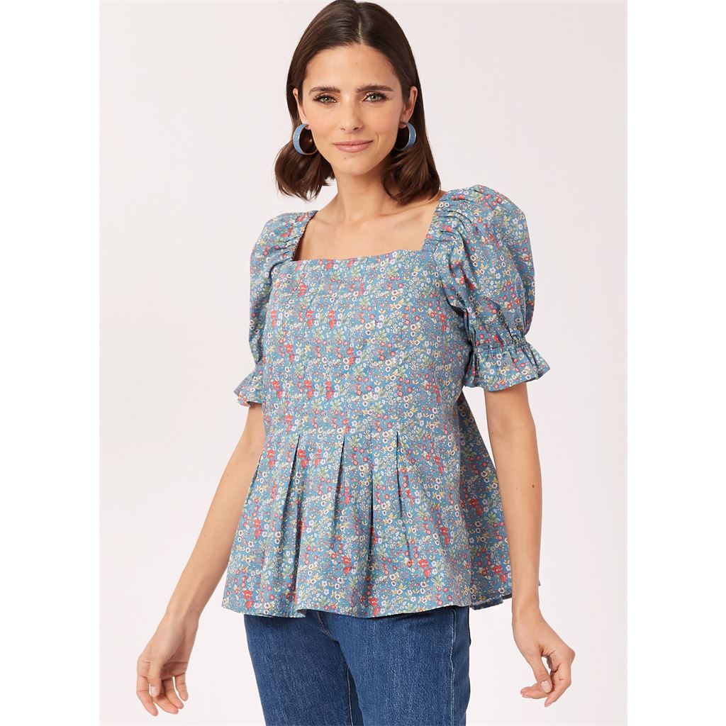 New Look Sewing Pattern N6754 Misses Top With Sleeve Variations 6754 Image 2 From Patternsandplains.com