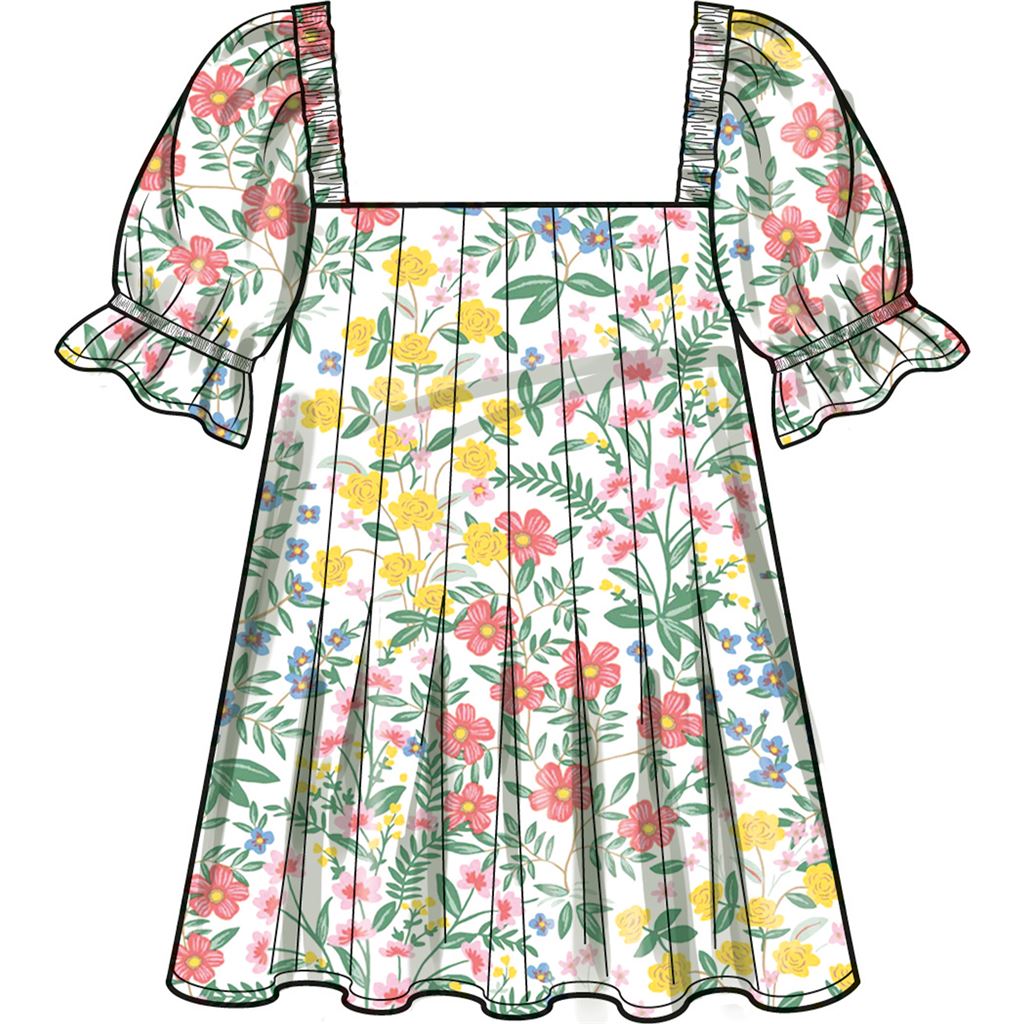 New Look Sewing Pattern N6754 Misses Top With Sleeve Variations 6754 Image 3 From Patternsandplains.com