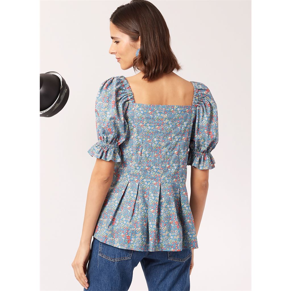 New Look Sewing Pattern N6754 Misses Top With Sleeve Variations 6754 Image 6 From Patternsandplains.com