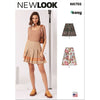 New Look Sewing Pattern N6755 Misses Skirt In Two Lengths 6755 Image 1 From Patternsandplains.com