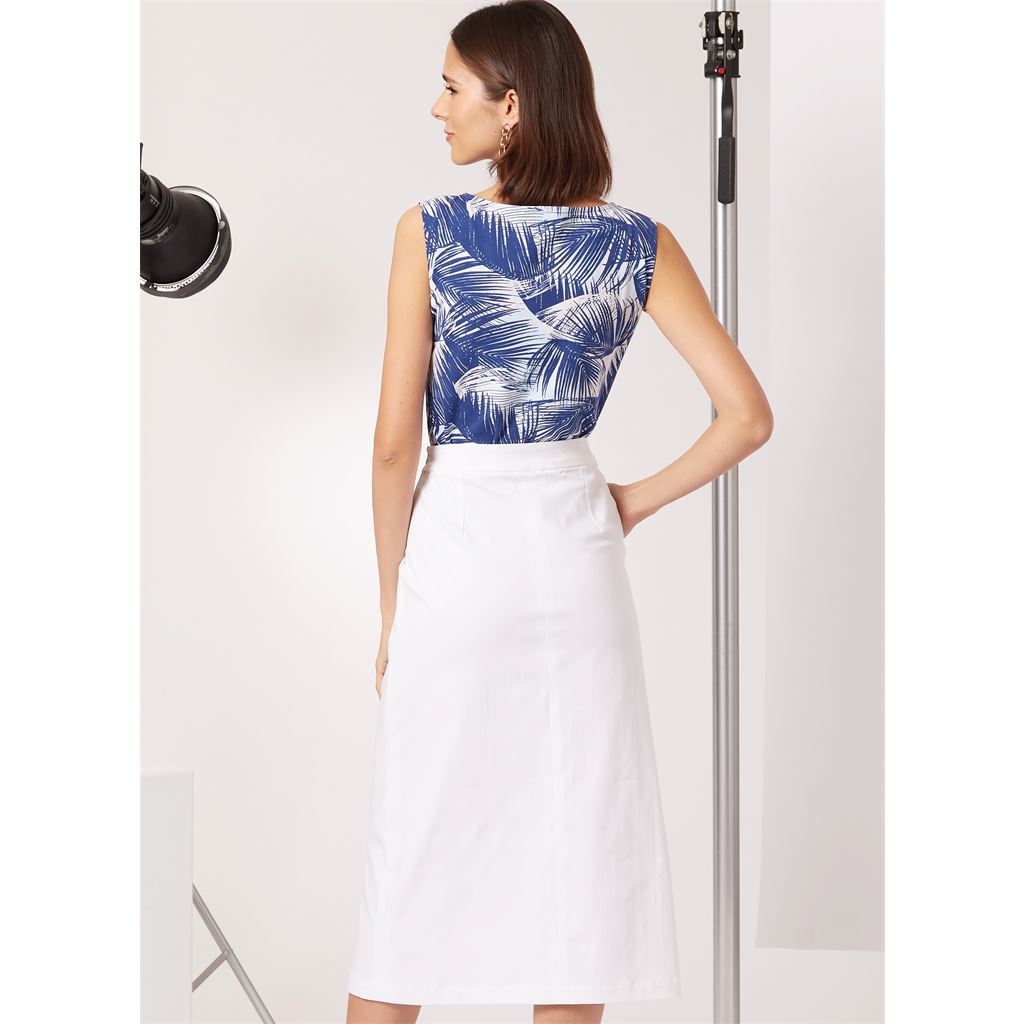 New Look Sewing Pattern N6757 Misses Top and Skirt 6757 Image 6 From Patternsandplains.com