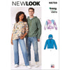 New Look Sewing Pattern N6759 Misses and Mens Sweatshirts 6759 Image 1 From Patternsandplains.com