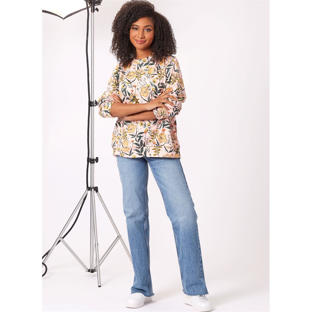 New Look Sewing Pattern N6759 Misses and Mens Sweatshirts 6759 Image 5 From Patternsandplains.com