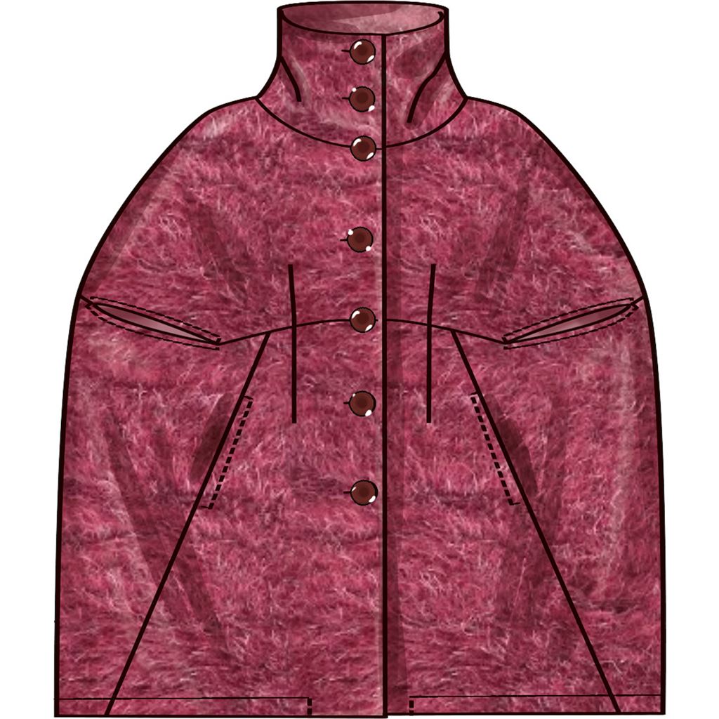 New Look Sewing Pattern N6768 Misses Cape 6768 Image 4 From Patternsandplains.com