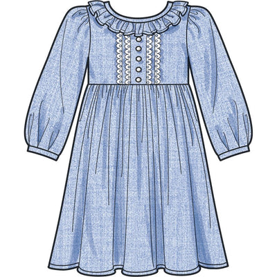 New Look Sewing Pattern N6774 Childrens Dresses 6774 Image 3 From Patternsandplains.com