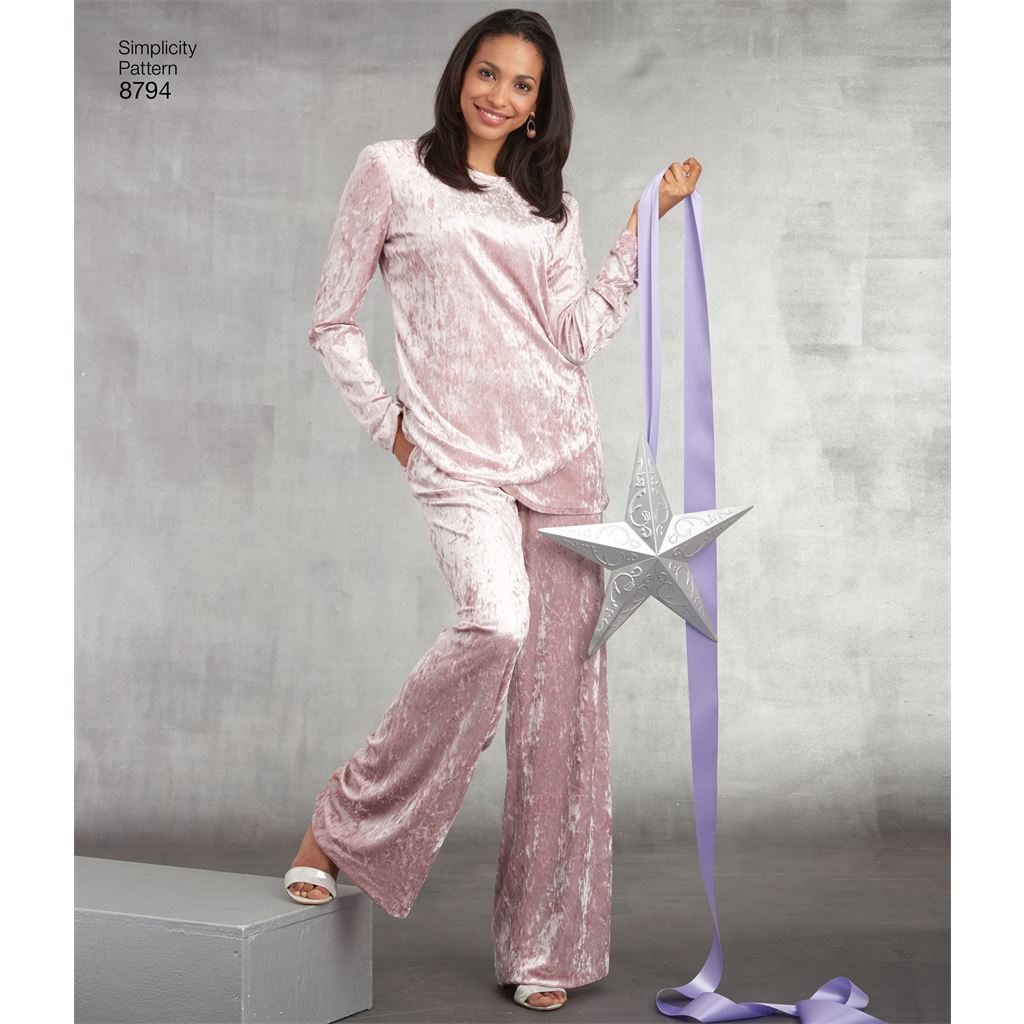 Pattern S8794 Misses Jacket Top and Pants 8794 Image 6 From Patternsandplains.com