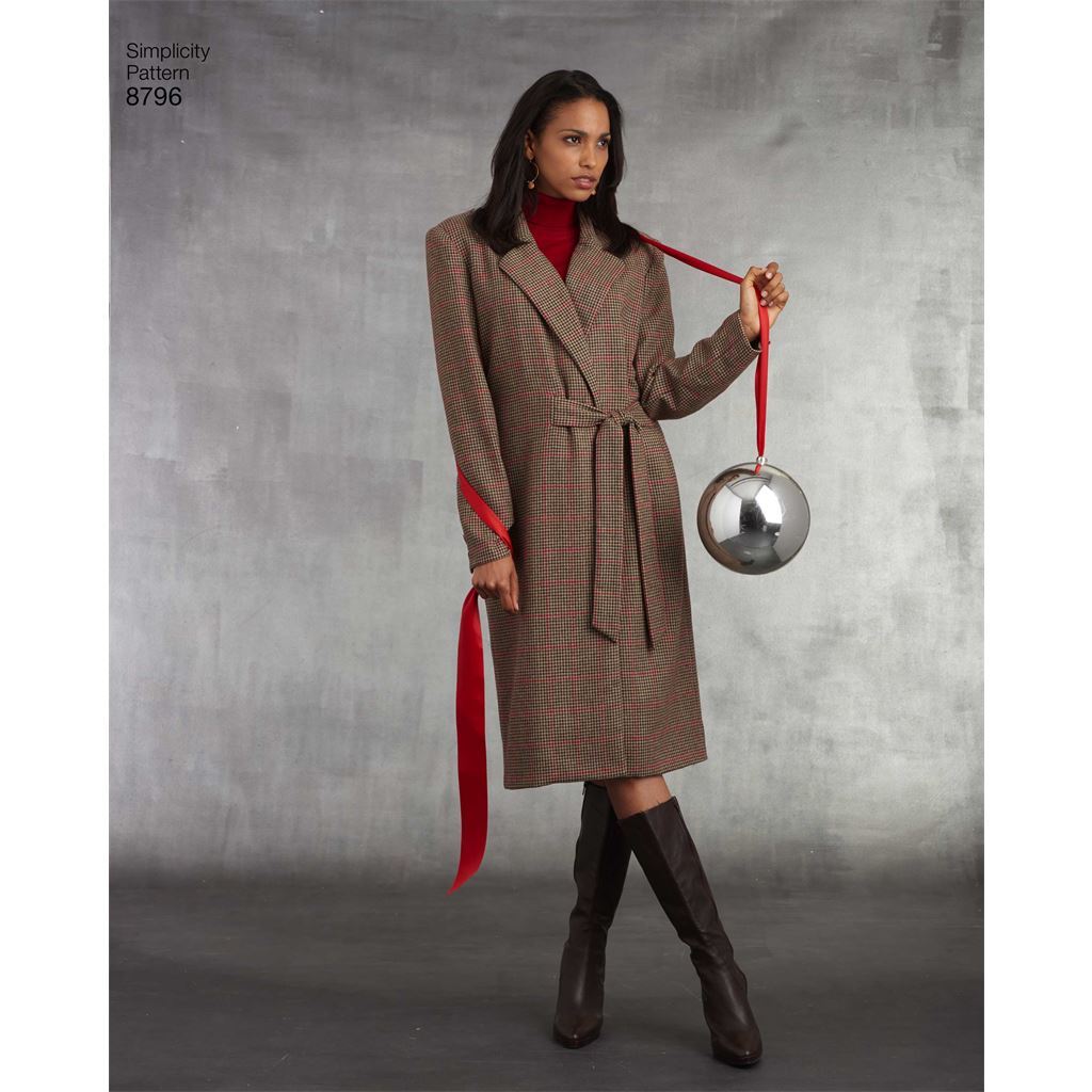 Pattern S8796 Misses Petite Lined Coat 8796 Image 3 From Patternsandplains.com