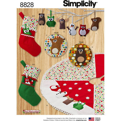 Pattern S8828 Holiday Decorating 8828 Image 1 From Patternsandplains.com