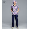 Simplicity Pattern 1020 Womens and Plus Size Scrubs Image 1 From Patternsandplains.com