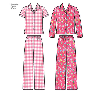 Simplicity Pattern 1043 Childs Girls and Boys Separates Image 1 From Patternsandplains.com