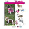 Simplicity Pattern 1239 Dog Coats in Three Sizes Image 1 From Patternsandplains.com